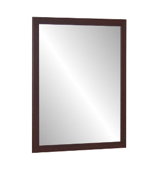 LUSTRO 90X80 w ramie WENGE, BIAŁA 80x90 12KOLORÓW