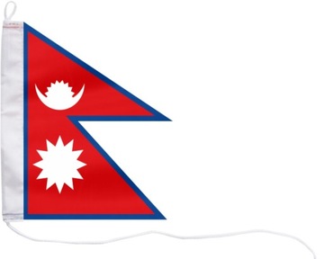 Flaga Nepalu Nepal bandera jachtowa 45x30cm