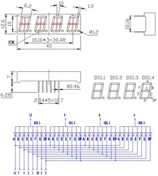 ART LED 4 DIGITS 0,39