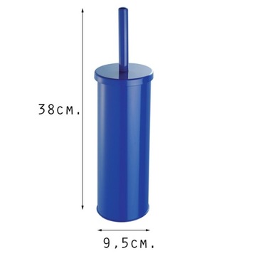 Kosz 5l zes. łazienkowy 6 e-szczotka wc Niebieski