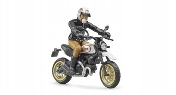 Мотоцикл Scrambler Ducati Bruder 63051 с наездником