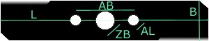 Нож 51 CM AL-KO ALKO 51B 51BR 520BR 520BRE 52HW