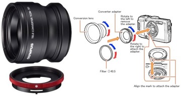 Телеконвертер OLYMPUS TCON-T01 для TG-7 TG-6 TG-5 TG-4 TG-3