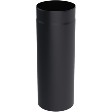 RURA SPALINOWA fi 150 CZARNA BLACHA 2 MM - DŁUGOŚĆ 0,5 M