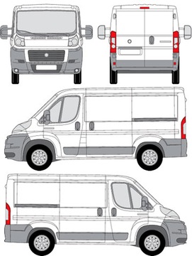 КОРЗИНА ПЛАТФОРМЫ БАГАЖНИКА FIAT DUCATO L1H1 2006-