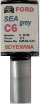 FORD SEA GREY C6 LAKIER SAMOCHODOWY ZAPRAWKA DO RYS 10 ML ARASYSTEM
