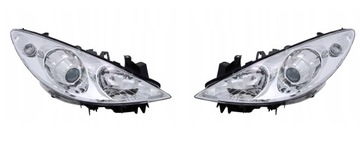 REFLEKTOR LAMPA PRZÓD PEUGEOT 307 05- FL KOMPLET