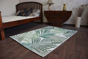 ПЛОСКИЙ ТКАНЫЙ КОВЕР ДЖУТОВЫЙ 120x170 JUNGLE LEAF #B641