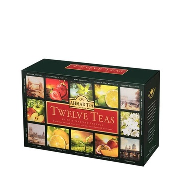 Ahmad Tea London Twelve 60 Torebek HERBATA prezent