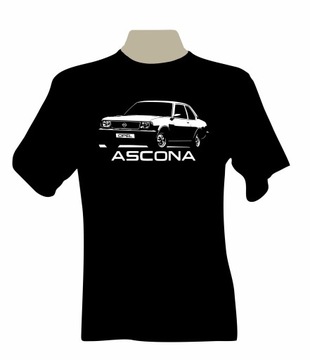 KOSZULKA T-shirt z nadrukiem dla fana opel ASCONA