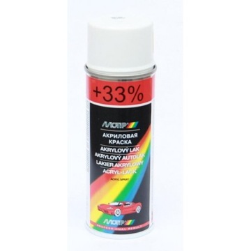 MOTIP - Lakier akrylowy biały połysk 200ml BDG