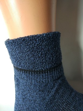 Ponožky frote ponožky 1-PÁR MELANGE BLUE