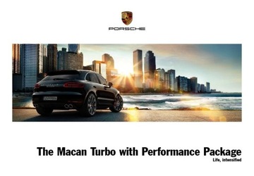 Porsche Macan Turbo prospekt model 2017