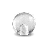 kulka kulki akryl na gwint do sztangi 1.2mm 3mm