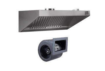 OKAP GASTRONOMICZNY 2000x700x400 FILTRY TURBINA