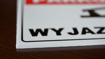wysokość wjazdu zakaz tabliczka tablica znak 30x30 liczba do wyboru