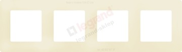 LEGRAND NILOE RAMKA CZTEROKROTNA KREM 665014