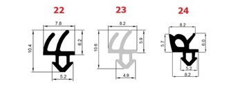 10mb Уплотнители Оконные уплотнители VEKA S-1127 A