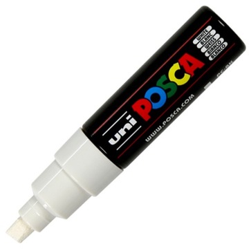 Marker Uni z farbą POSCA PC-8K Biały 0,8mm