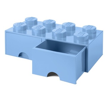 LEGO Storage Brick Schublade 8 СВЕТЛО-ГОЛУБОЙ (40061736)