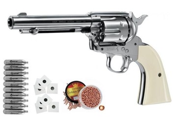 WIATRÓWKA REWOLWER COLT PEACEMAKER 4,5mm BB ZESTAW