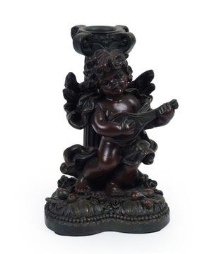 Figura świecznik ANIOŁEK alabaster 34176