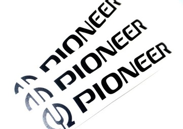 Naklejka PRL PIONEER ploter czarna