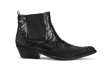 Новинка! Ковбойские сапоги КРОКОДИЛ, кожа модель 631, 39-46