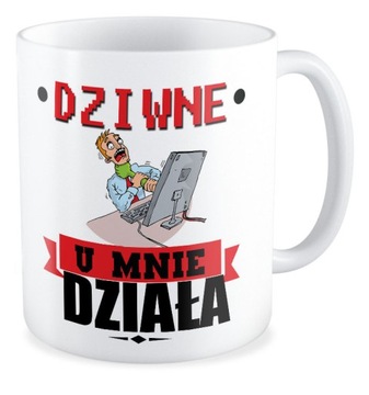 KUBEK INFORMATYKA DZIWNE U MNIE DZIAŁA GAME OVER