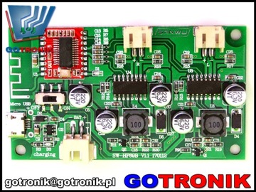 Стереоусилитель мощностью 2x6 Вт с беспроводным Bluetooth-приемником