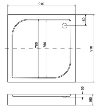 фото ориг. №4, Children's pool besco square 90 x 90 centimeters