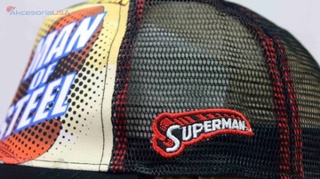 Czapka z daszkiem męska młodzieżowa Superman TRUCKER DC-Comics 55-60cm haft