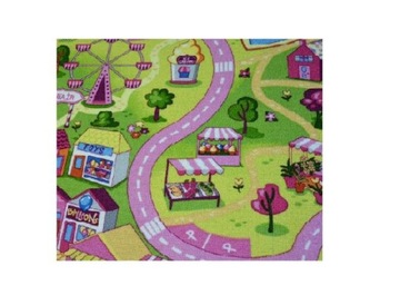 ДЕТСКИЙ КОВЕР 50х350 см SWEET TOWN STREETS розовый #EE2276