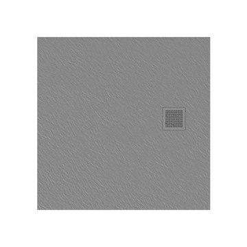 BRODZIK KONGLOMERATOWY POSADZKOWY SZARY 90X90