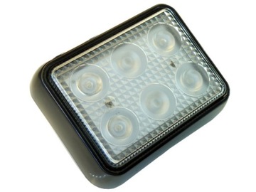 Mocna Lampa LED sygnalizacyjna ostrzegawcza kontrol Zielona 10x8 cm 12v 24v