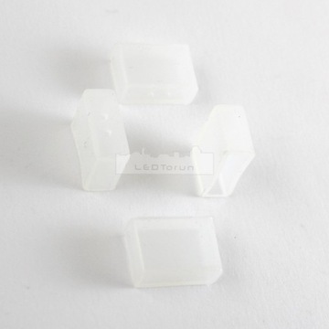 5x Zakończenie silikonowej osłony taśmy LED - 2szt
