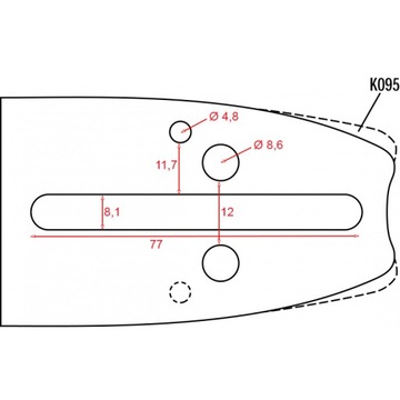 Направляющая OREGON 13 33 см 325 1,5 Husqvarna и другие