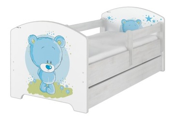 Łóżko OSKAR BABY BOO 140x70 materac PK SZUFLADA