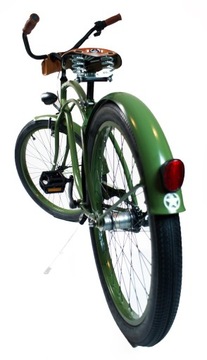 Мужской городской велосипед 28 Cruiser Dutch Green Shimano 3 передачи ретро