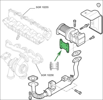 Заглушка EGR 1.9 JTD ALFA ROMEO FIAT 1.9 CDTi OPEL