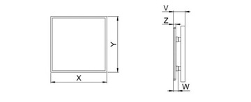 ВЕНТИЛЯТОРНАЯ ПАНЕЛЬ AWENTA GLAZURA PI100 INSIDE SYS+