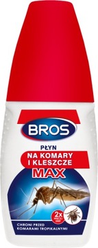 BROS PŁYN MAX NA KOMARY I KLESZCZE 50 ML 30% DEET