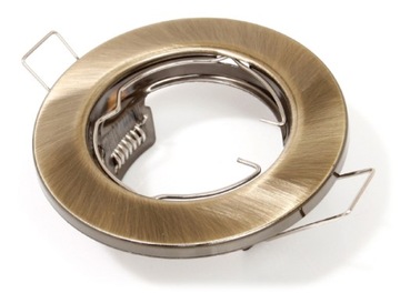 КОМПЛЕКТ ГАЛОГЕННЫХ ЛАМП, ЛАТУНЬ + LED 3W + GU10