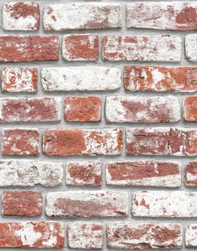 TAPETY TAPETA MUR CZERWONA CEGŁA STARE CEGŁY