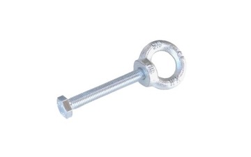 Оцинкованная напольная проушина с резьбой М10.