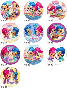 ВОЛНЫ для торта SHIMMER and SHINE, круг 20 см, толщина