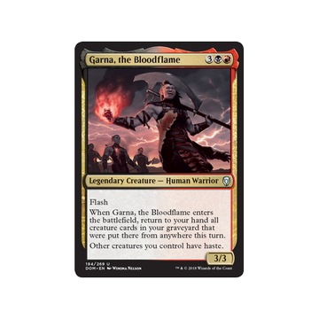 MTG 2x Garna, the Bloodflame (U)
