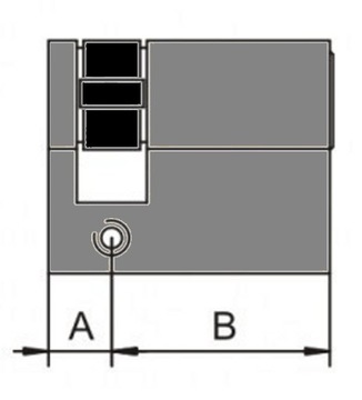 ВСТАВКА ДЛЯ ГАРАЖНОГО ЗАМКА KASTEL LOB 9/65 FV