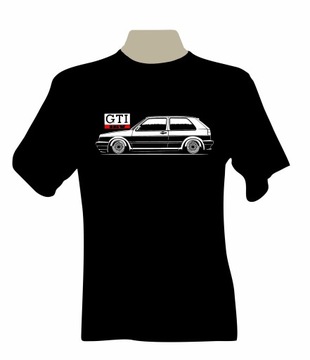 KOSZULKA T-shirt dla fana VW GOLF GTI MK2