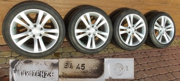 ДИСКИ BMW E46 E90 ALUETT 17 ШИНЫ 205/50/17 ET45